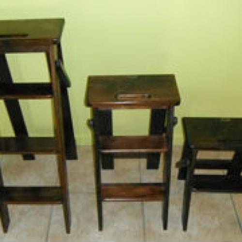 gallery image of Ladder/Stool Folding Antique Style